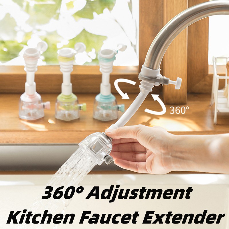 Kitchen Appliances Offers - 360° Adjustment Kitchen Faucet Extender Dual
