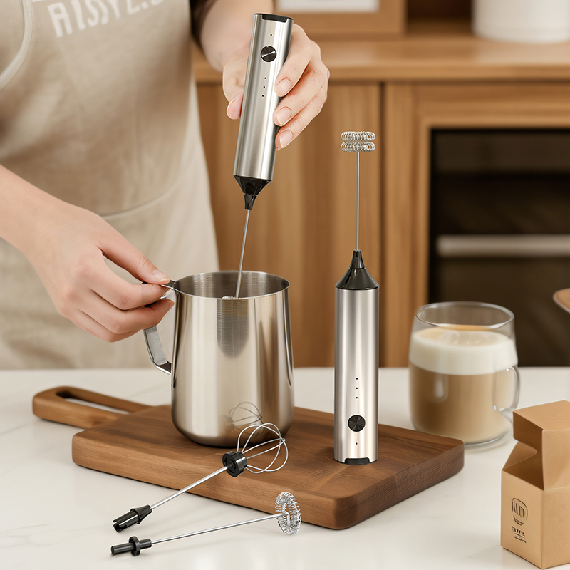 Milk Frother Automatic - Cliton Stainless Steel Mini Automatic Milk