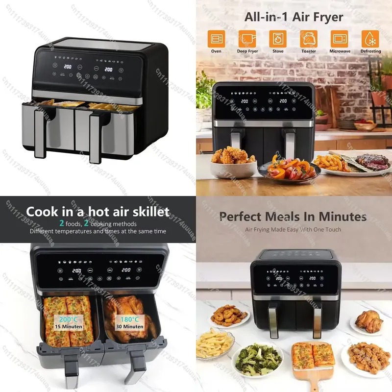 Kitchen Appliances Large - 8L Large Capacity Electric Air Fryer