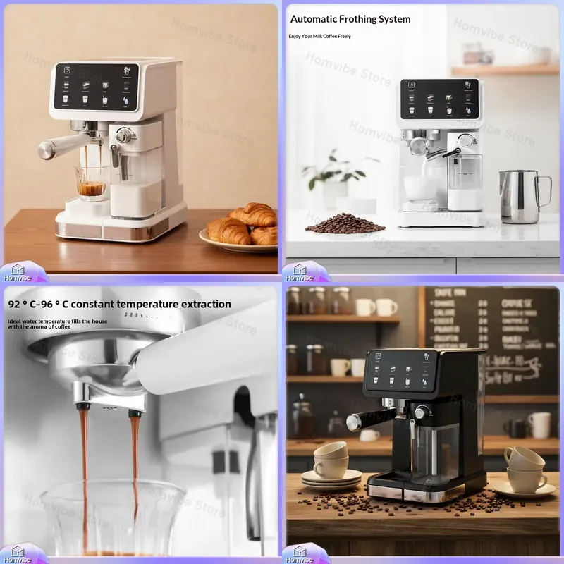 Milk Frother Automatic - Espresso 20 Bar High Pressure Automatic