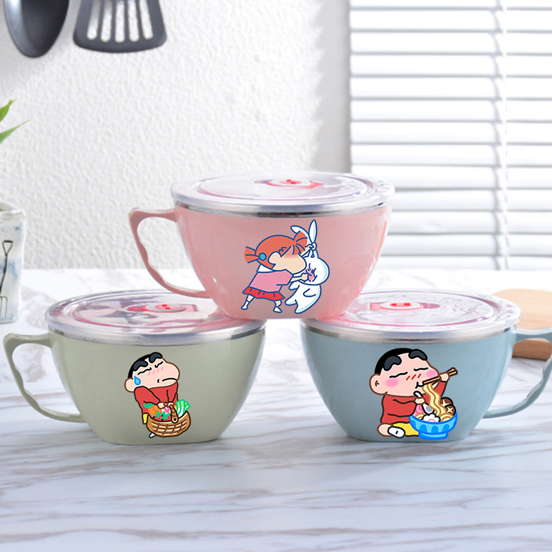 Kitchen Appliances Large - Crayon Shin-chan Noodle Bowl Large Capacity
