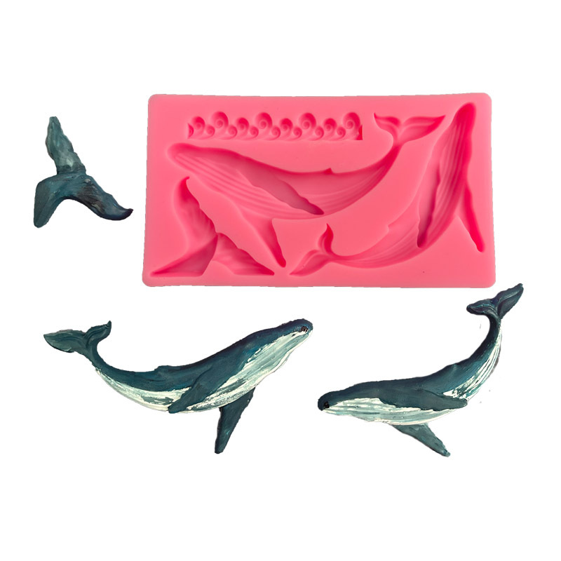Kitchen Appliances Store - DIY Whale Silicone Mold Ocean Series