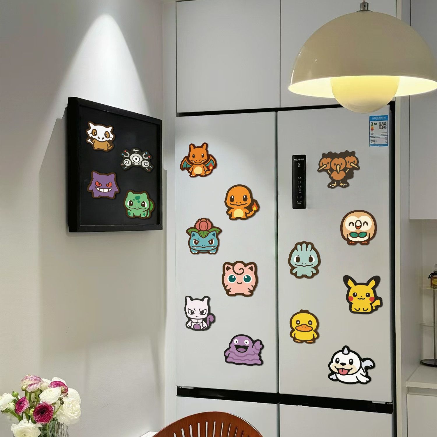 Kitchen Appliances Store - Multiple‑style Pokemon Cartoon Fridge Magnet PVC