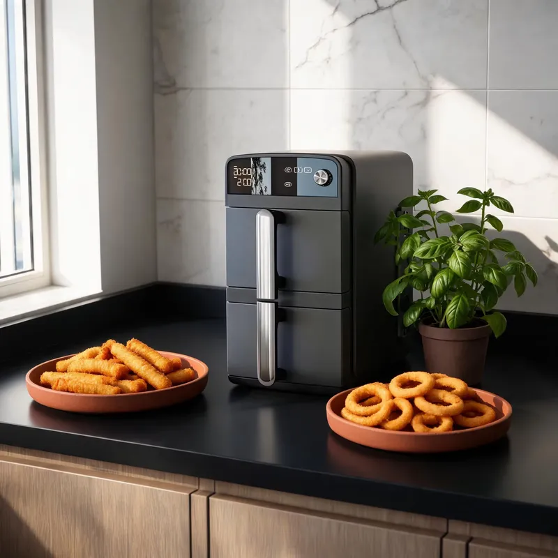 Hot Sale 10L Stainless Steel D - Air Fryer 5L Digital recension och pris