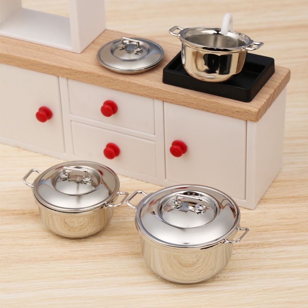1/12 Miniature Soup Pot With C - Kitchen Appliances Store recension och pris