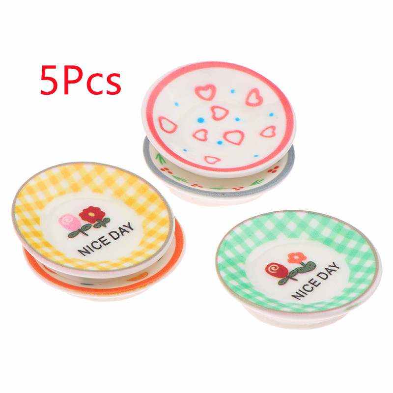 5Pcs 1/12 Dollhouse Mini Plate - Kitchen Appliances Store recension och pris