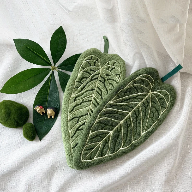 1PC Hot Plant Hand Towel Clean - Kitchen Appliances Store recension och pris