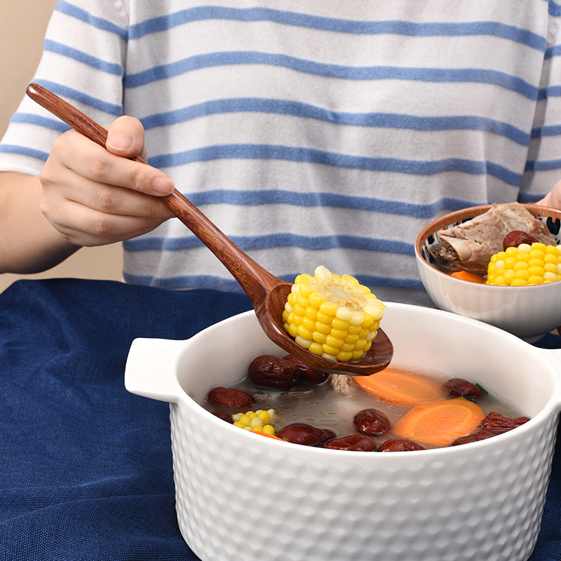 Long Handle Ramen Wooden Spoon - Kitchen Appliances Large recension och pris