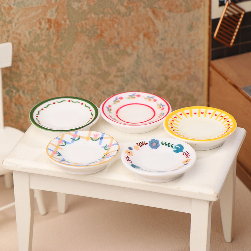 5Pcs 1/12 Dollhouse Mini Plate - Kitchen Appliances Store recension och pris