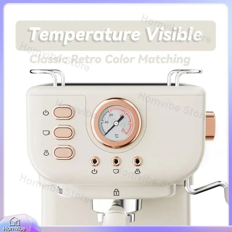 20 Bar Semi-Automatic Espresso - Milk Frother Automatic recension och pris