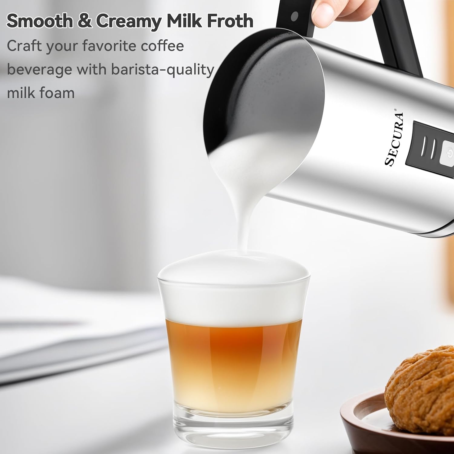 Electric Milk Frother Stainles - Milk Frother Automatic recension och pris