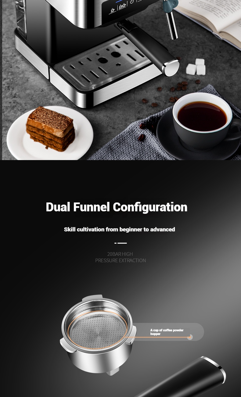 Small Home Office Italian Espr - Milk Frother Automatic recension och pris