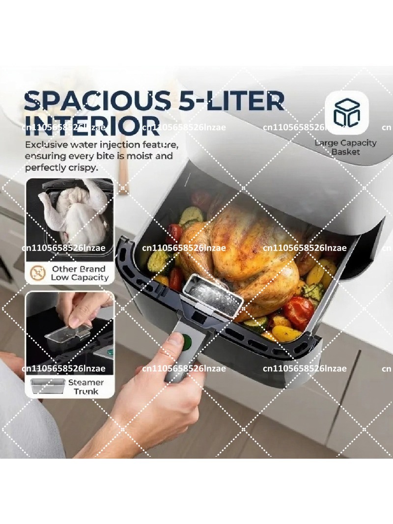 5L 1450W Digital Air Fryer wit - Air Fryer 5L Digital recension och pris