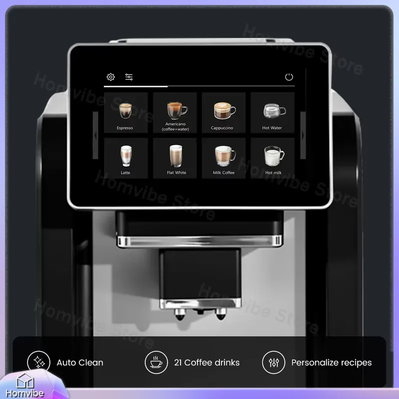 7 Inch Color Touchscreen Autom - Milk Frother Automatic recension och pris