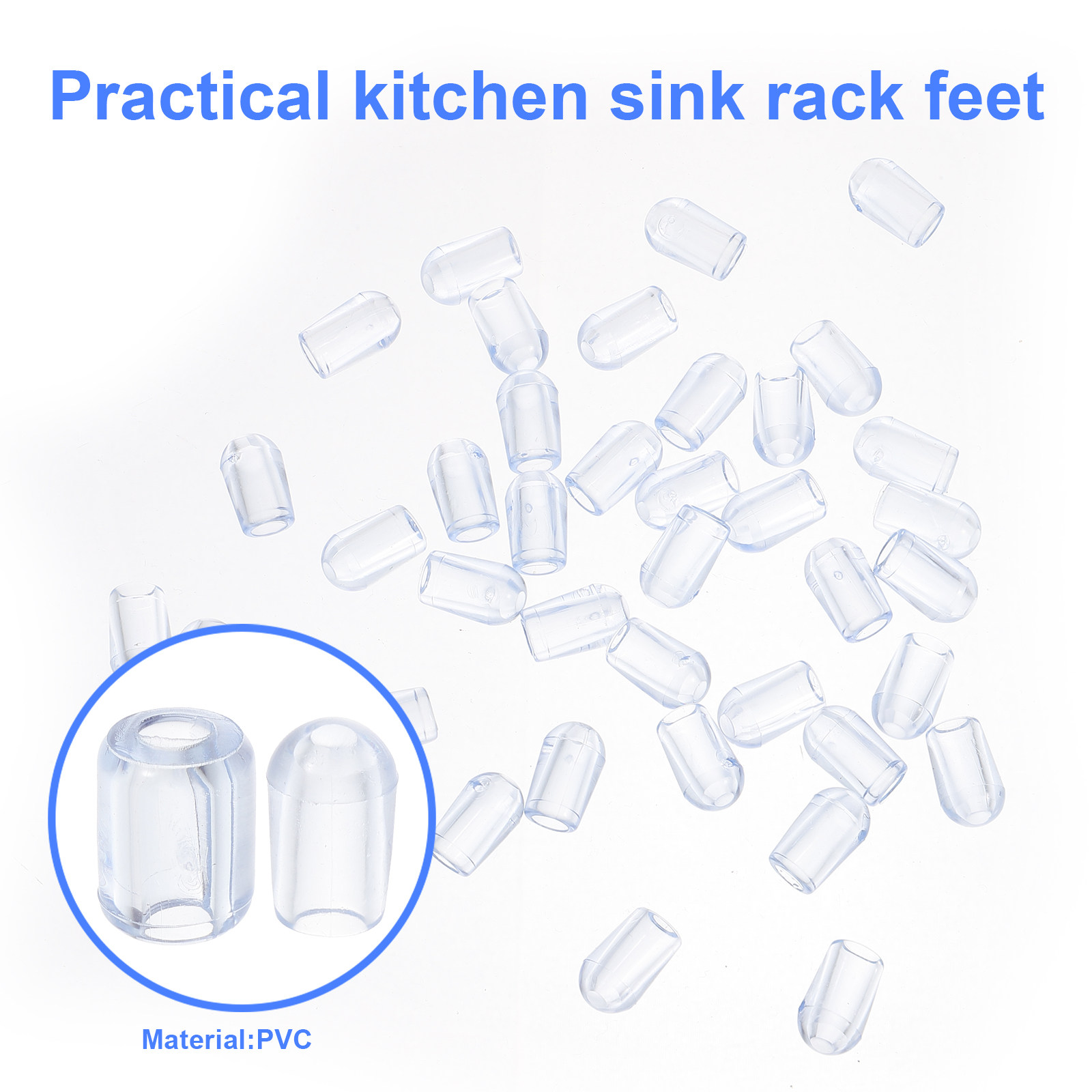 80Pcs Kitchen Sink Grid Feet P - Kitchen Appliances Store recension och pris