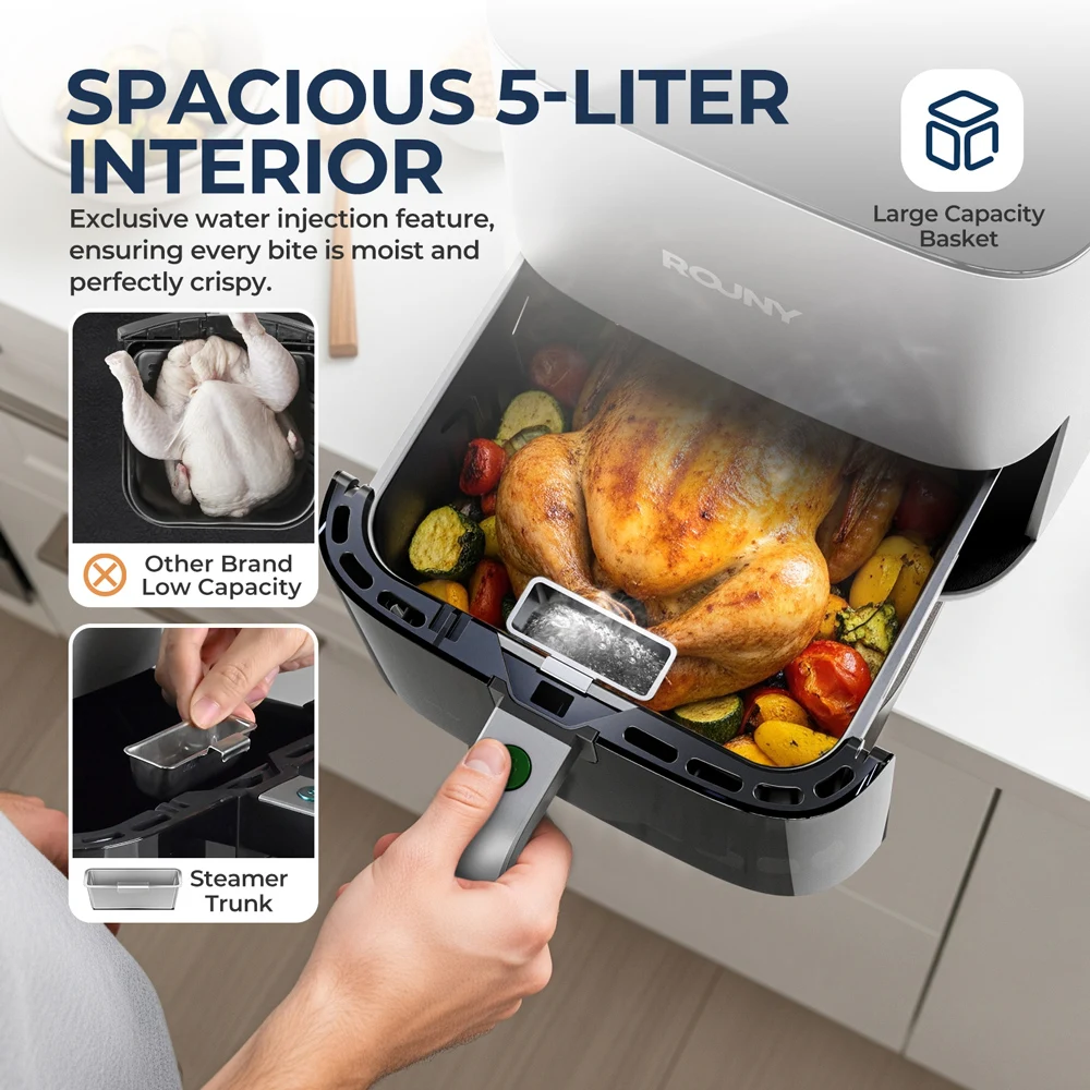 Digital Air Fryer with Visible - Air Fryer 5L Digital recension och pris