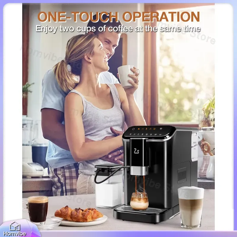 20 Bar Fully Automatic Espress - Milk Frother Automatic recension och pris