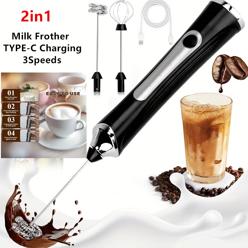 Wireless Electric Milk Frother - Milk Frother Automatic recension och pris