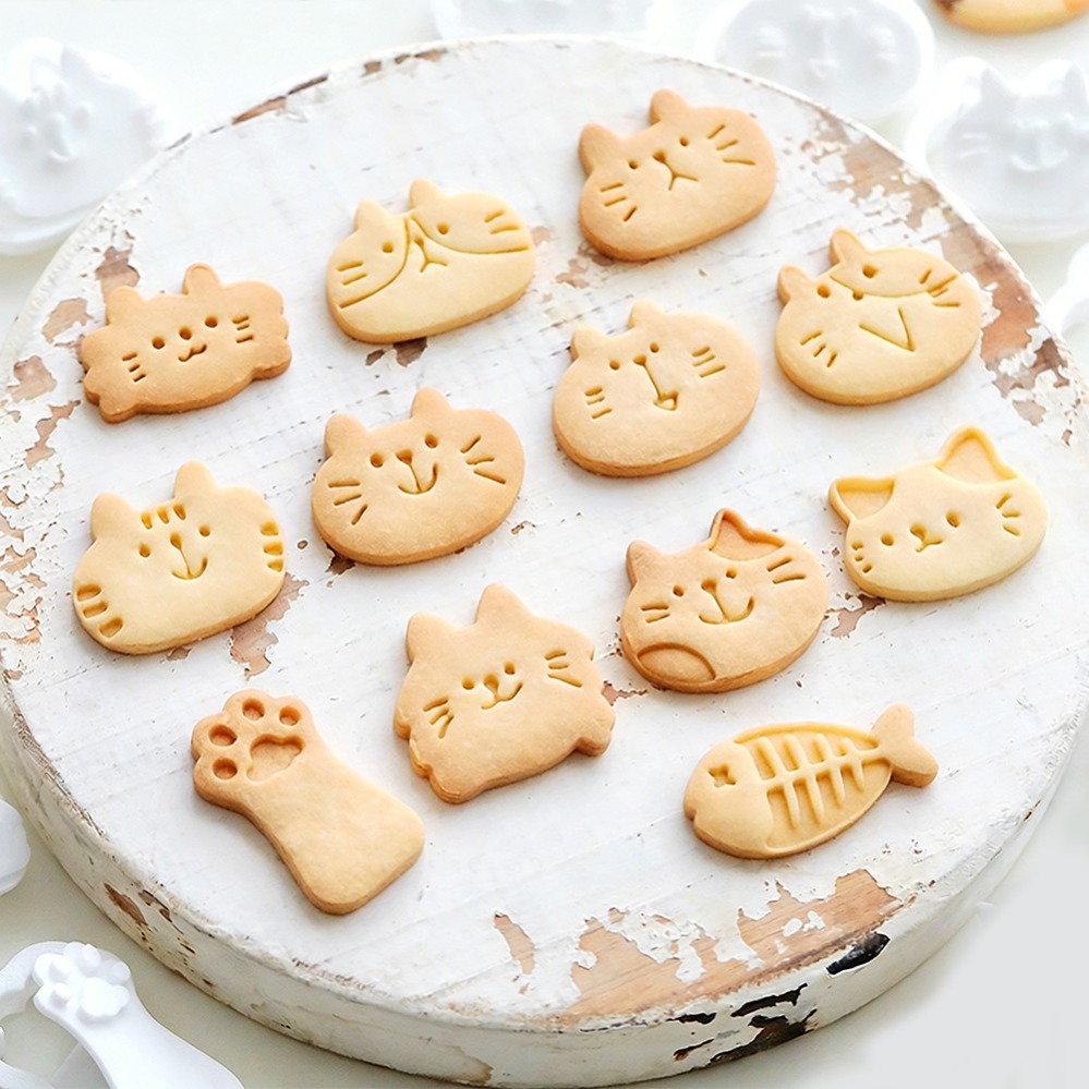 Cute Kitten DIY Stamp Cookie C - Kitchen Appliances Store recension och pris