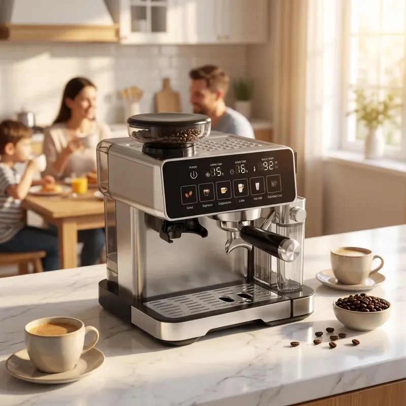 PANCERKA Semi-Automatic Coffee - Milk Frother Automatic recension och pris