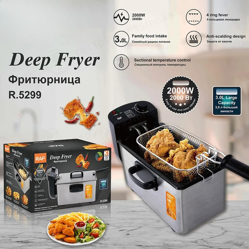 Small Electric Deep Fryer for  - Kitchen Appliances Small recension och pris
