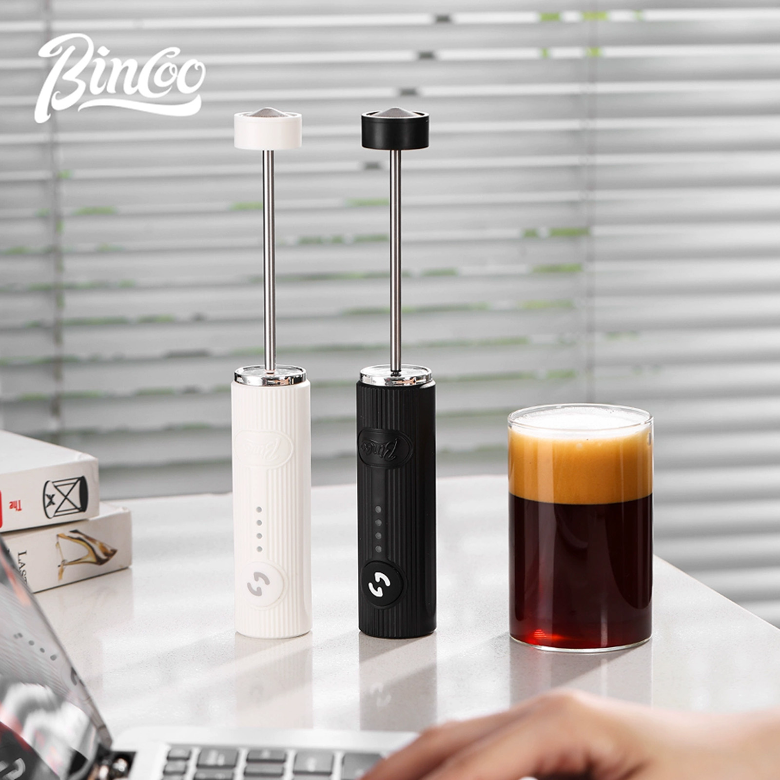 BINCOO Electric Coffee Frother - Milk Frother Automatic recension och pris