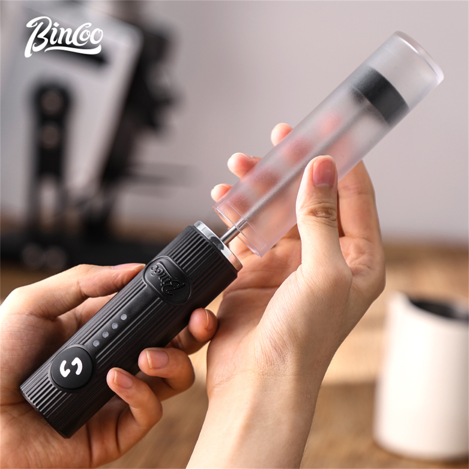 BINCOO Electric Coffee Frother - Milk Frother Automatic recension och pris